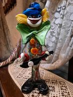 Murano clown glas met gitaar vintage zgst, Antiek en Kunst, Ophalen of Verzenden
