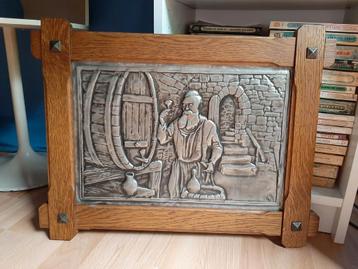 Tinnen wanddecoratie beschikbaar voor biedingen