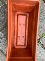 Bloembakken (plastic terracotta en grijs) merk Ehlo, Ophalen, Zo goed als nieuw