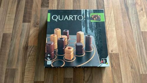 Jeu de société en bois - Quarto - Gigamic, Hobby en Vrije tijd, Gezelschapsspellen | Bordspellen, Zo goed als nieuw, Een of twee spelers