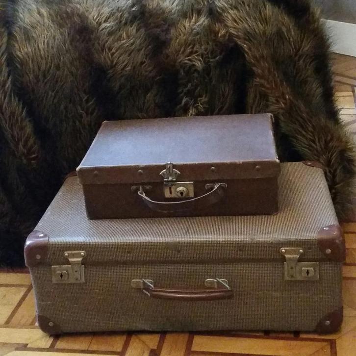 2 antieke koffertjes, Antiek en Kunst, Curiosa en Brocante, Ophalen