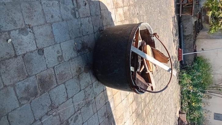 ANCIEN GROS CHAUDRON CUIVRE, Tuin en Terras, Tuinvazen, Gebruikt, Ophalen