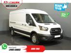 Ford Transit 350 2.0 TDCI 130 pk Aut. L3H2 Trend BPM VRIJ/ C, Automaat, Parkeersensor, Wit, Bedrijf