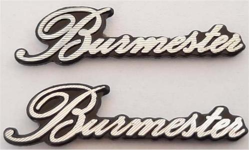 Burmester Aluminium plaatje set, Autos : Divers, Autocollants de voiture, Envoi
