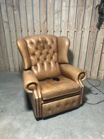 Electrische zetel, Huis en Inrichting, Fauteuils, Ophalen, Gebruikt, 100 tot 125 cm, Leer