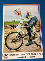 wielerkaart  2024 team alpecin mathieu van der poel signe, Verzenden, Zo goed als nieuw