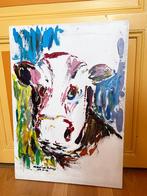 Schilderij koe, Ophalen