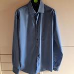 gentiluomo  mt 39 slim fit blauw hemd, Ophalen of Verzenden, Gedragen, Blauw