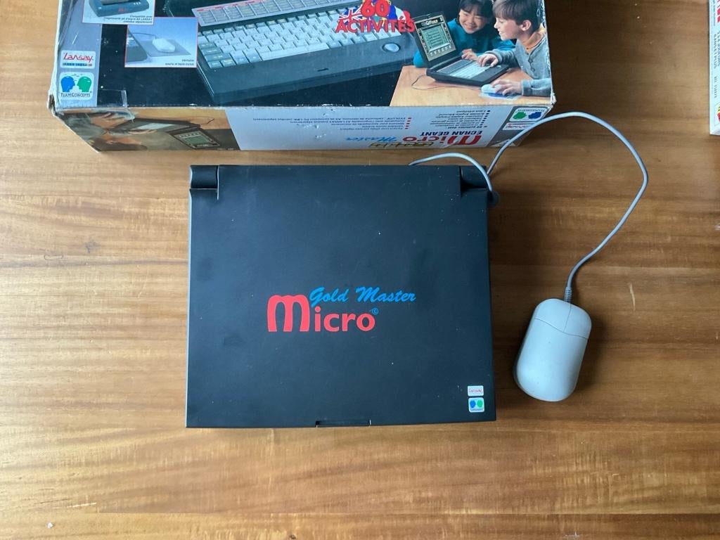 Ordinateur éducatif vintage Lansay Micro Gold Master, Games en Spelcomputers, Games | Pc, Zo goed als nieuw, Puzzel en Educatief