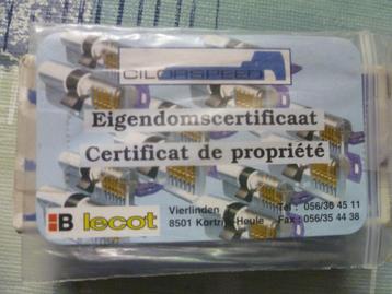 Veiligheidscilinder Tesa Assa Abloy met eigendomscertificaat, Enlèvement ou Envoi, Comme neuf, Clé