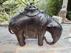 oude oosterse brons wierookbrander censer olifant 19e, Antiek en Kunst, Ophalen of Verzenden, Brons