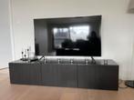 Zwart tv meubel BESTA van IKEA, Comme neuf, Enlèvement