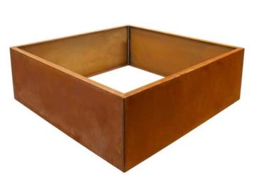 Plantenbak Corten staal 120x120x40 beschikbaar voor biedingen