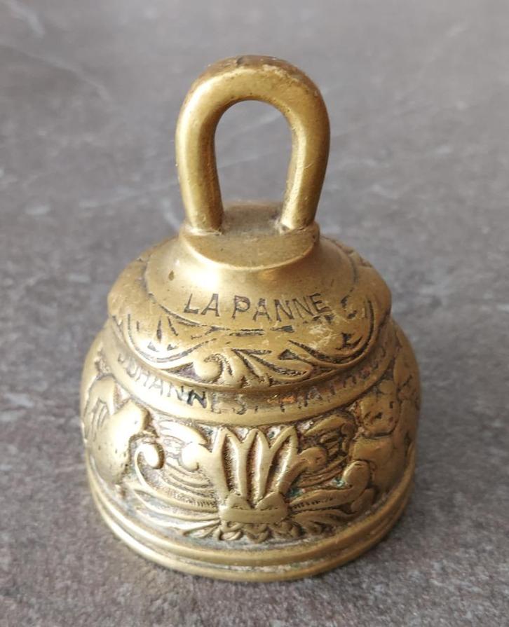 Petite cloche en bronze - La Panne, Antiek en Kunst, Antiek | Brons en Koper, Brons, Ophalen of Verzenden