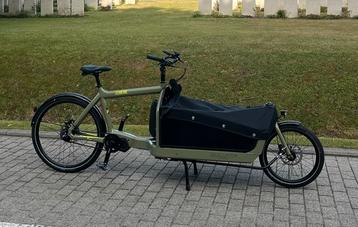 Bakfiets Bullitt Lizzard Green elektrisch perfecte staat