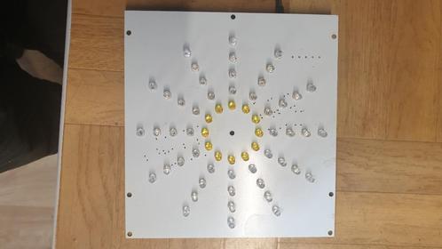 jw1319: RGB-Y led paneeltje print = 16x17cm ,, Hobby en Vrije tijd, Elektronica-componenten, Gebruikt, Ophalen of Verzenden
