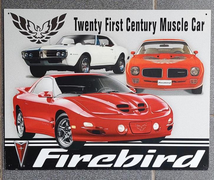 Firebird auto's muurplaat, Huis en Inrichting, Woonaccessoires | Wanddecoraties, Ophalen