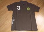 Bruin polo shirt Scapa 2x gedragen met kleine schade (S), Comme neuf, Brun, Scapa Sport, Taille 46 (S) ou plus petite