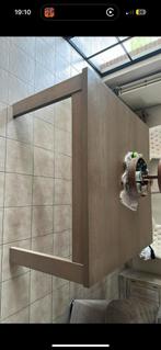 Vierkanten houten tafel, Huis en Inrichting, Ophalen, Zo goed als nieuw