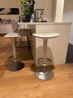 Deux tabourets design Arper., Huis en Inrichting, Ophalen, In hoogte verstelbaar, Zo goed als nieuw