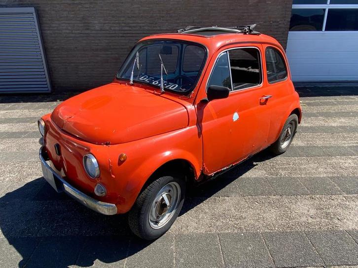 Fiat 500 Oldtimer 1968, Auto's, Fiat, Te koop, Open dak, Overige brandstoffen, Cabriolet, Gebruikt