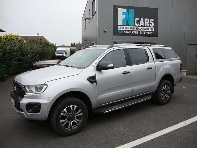 Ford Ranger 212pk, leder, gps, camera, btw in,  2023,, Auto's, Ford, Bedrijf, Ranger, 4x4, ABS, Adaptive Cruise Control, Airbags