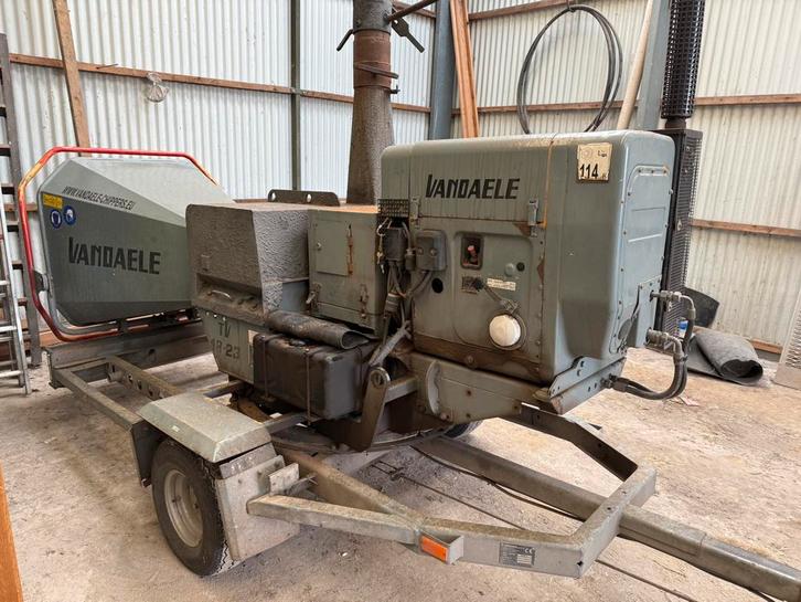 Broyeur vandaele, Tuin en Terras, Hakselaars, Gebruikt, Benzine, Ophalen