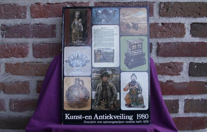 Boek, Kunst en Antiekveiling 1980., Antiek en Kunst, Antiek | Boeken en Manuscripten, Ophalen of Verzenden