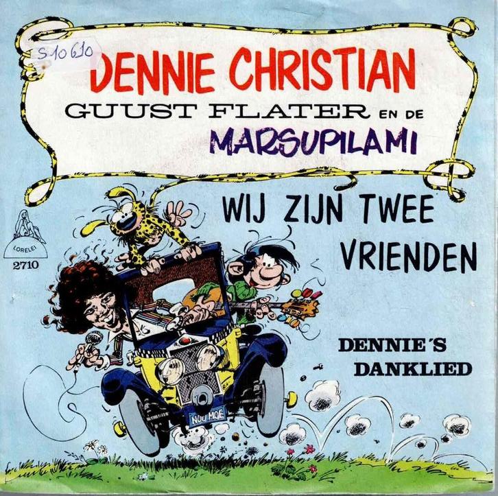 Vinyl, 7"   -   Dennie Christian – Guust Flater En De Marsup, Cd's en Dvd's, Vinyl | Overige Vinyl, Overige formaten, Ophalen of Verzenden