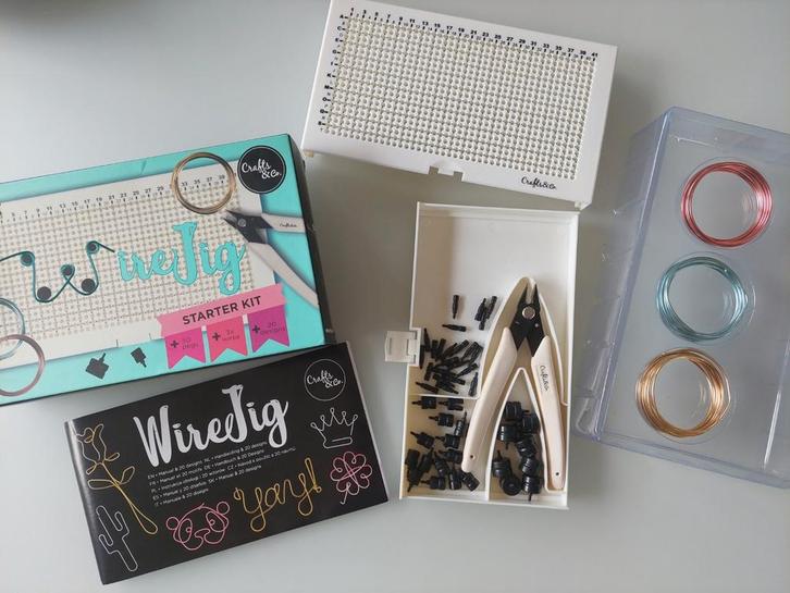 Crafts&Co - Wire Jig Starterkit, Hobby en Vrije tijd, Kralen en Sieraden maken, Zo goed als nieuw, Draad, Ophalen of Verzenden