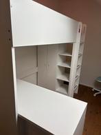 Hoogslaper met bureau (ikea), Kinderen en Baby's, Kinderkamer | Stapelbedden en Hoogslapers, Ophalen, Gebruikt, Hoogslaper