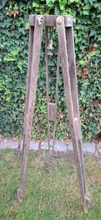 Oud houten statief/ vintage driepikkel/jaren '30, Antiek en Kunst, Ophalen
