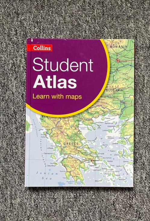 Collins student atlas learn with maps, Livres, Atlas & Cartes géographiques