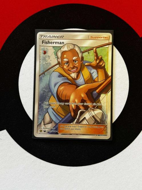 Pokémon - Hidden Fates - Fisherman (SV83/SV94) - NM, Hobby en Vrije tijd, Verzamelkaartspellen | Pokémon, Zo goed als nieuw, Losse kaart