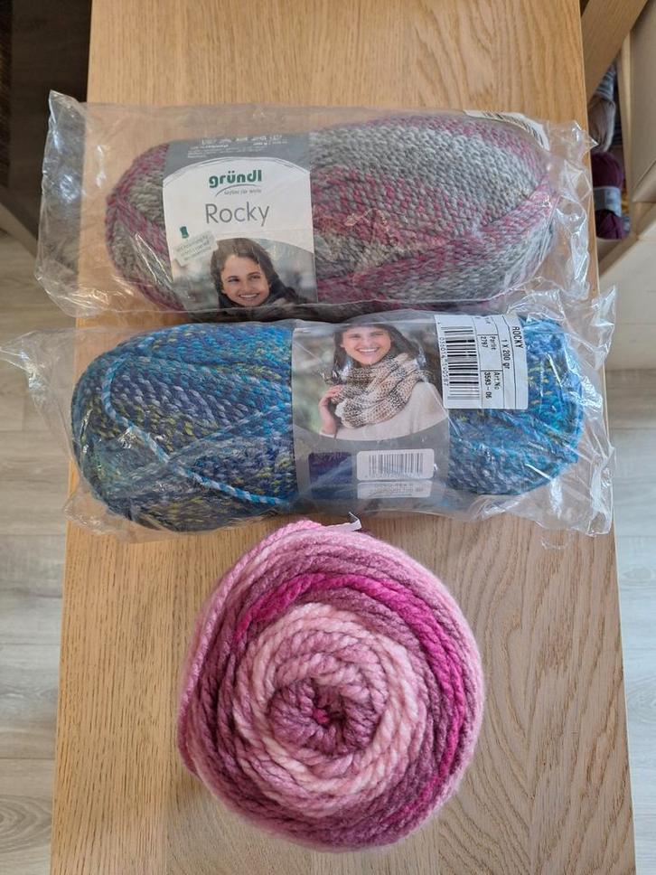 3x gründl breigaren, Hobby en Vrije tijd, Breien en Haken, Naald, Ophalen of Verzenden