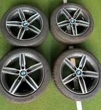 Koopje: originele BMW velgen in nieuwstaat + Continentals, Auto-onderdelen, Banden en Velgen, Ophalen, 17 inch, Band(en)