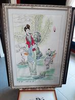 Pentekening in Chinese inkt, Antiek en Kunst, Ophalen