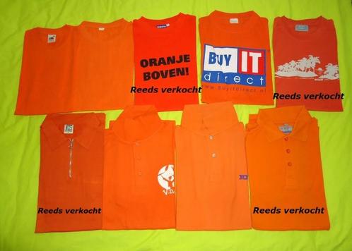 Te koop diverse (nieuwe) oranje T-shirts en polo's (maat XL), Vêtements | Hommes, T-shirts, Neuf, Taille 56/58 (XL), Orange, Enlèvement ou Envoi