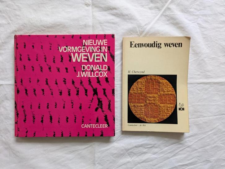 2 naslagwerken over weven, Boeken, Hobby en Vrije tijd, Gelezen, Borduren en Naaien, Ophalen of Verzenden