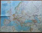 VINTAGE MAP National Geographics: EUROPE 1969, Boeken, Atlassen en Landkaarten, Overige gebieden, Ophalen of Verzenden, Zo goed als nieuw