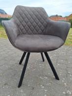 Kuipstoel Grijs 2 stuks, Huis en Inrichting, Ophalen, Zo goed als nieuw, Grijs