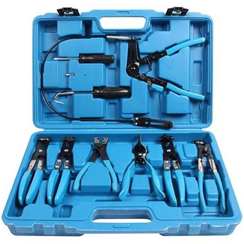 klemmen slang klem tangen set 10-delig set slangen tang, Auto diversen, Autogereedschap, Nieuw, Ophalen of Verzenden