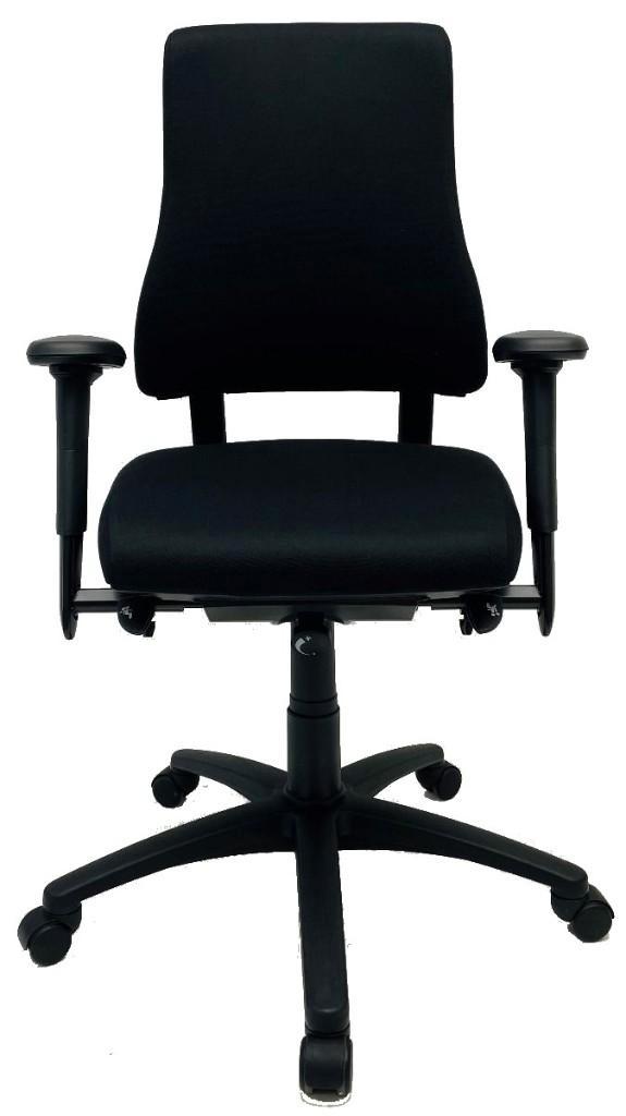 Bureaustoel bma axia pro hoge rug (Refurbished), Maison & Meubles, Sièges-poires, Noir, Enlèvement ou Envoi
