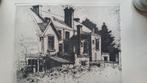 Tekening achtergevels gebouwen, Ophalen
