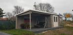 Blokhut met overkapping St. Louis 681x292 Onbehandeld vuren, Verzenden, Nieuw