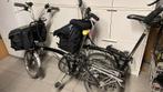2 electrische Plooifietsen Brompton, Fietsen en Brommers, Fietsen | Vouwfietsen, Ophalen, Gebruikt, Brompton, 14 tot 16 inch