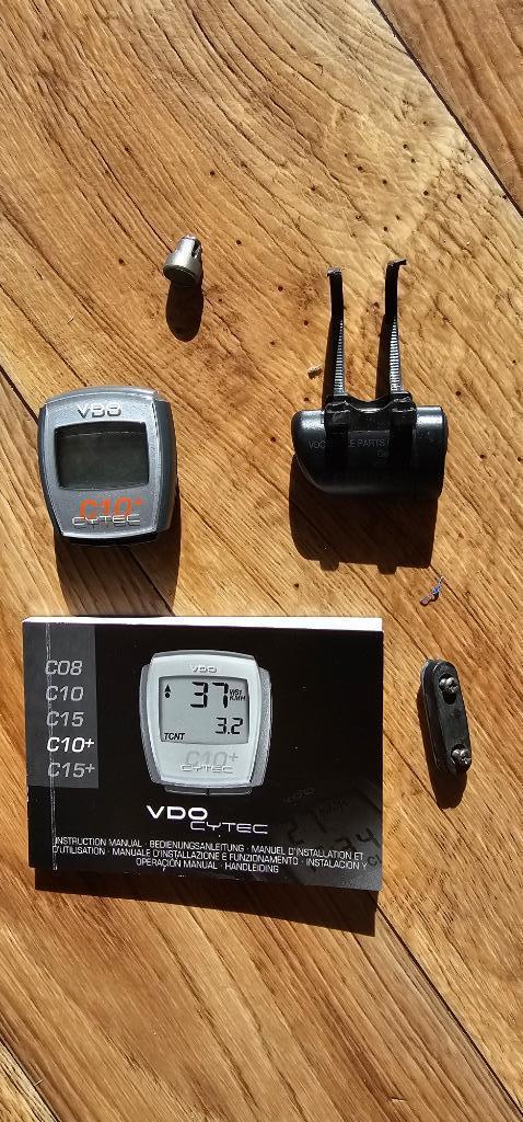 VDO fietscomputer, Fietsen en Brommers, Brommeronderdelen | Algemeen, Gebruikt, Ophalen of Verzenden