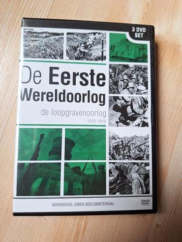 Dvd set “Eerste wereldoorlog” (3 dvd’s).  beschikbaar voor biedingen
