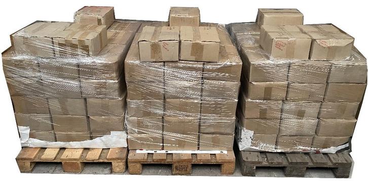 3 pallets scrubzout Vanille, lavendel, opium geur, Articles professionnels, Articles professionnels Autre, Enlèvement