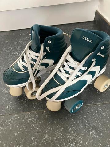 Patin à roulettes enfant QUAD 100 JR bleu marine - OXELO beschikbaar voor biedingen